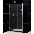 DreamLine UNIDOOR Frameless Shower Door with Glass Shelves 36-37 inch