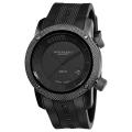 Burberry Men's 'Sport Diving' Black Face Black Rubber Strap Watch