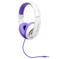 ConnectLand On-Ear Headset [OEM] CL-AUD63032, White / Purple
