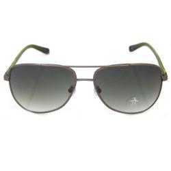 Original Penguin Women's GM Gunmetal 'The Salty' Aviator Sunglasses