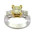 18k Gold 2 7/8ct TDW Certified Clarity-enhanced Diamond Engagement Ring ...