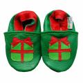 Christmas Gift Soft Sole Leather Baby Shoes