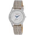 Akribos XXIV Women's Diamond Grey Brilliance Swiss Quartz Strap Watch