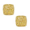 10k Yellow Gold 1 1/3ct TDW Yellow Diamond Earrings