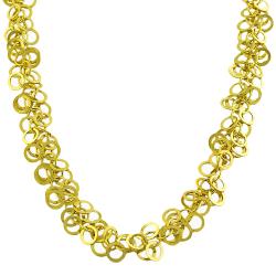 14k Yellow Gold Multi-rolo Link Necklace