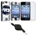 Dallor Case/ Screen Protector/ Audio Cable for Apple iPod Touch Gen4