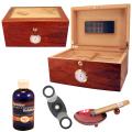 100 Cigar Humidor and Accessories Set Doce