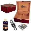 50 Cigar Humidor and Accessories Set Quince