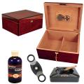 50 Cigar Humidor and Accessories Set Catorce