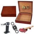Cigar Humidor and Accessories Set Tres