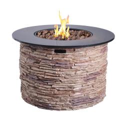 Bond 65055 Cliffstone Fire Table with Cover