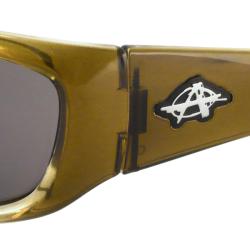 Anarchy Eyewear Blacken Men's Wrap Sunglasses