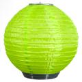 Lime Solar-powered Soji Lantern