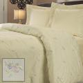 Luxury Sized 300 Thread Count Embroidered Detail Queen-size Down Comforter Set