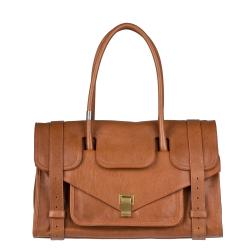 Proenza Schouler Brown Leather Carry All Satchel 
