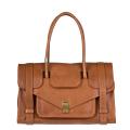 Proenza Schouler Brown Leather Carry All Satchel