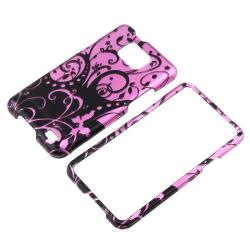 Purple/ Black Swirl Case for Samsung Galaxy S2 Attain i777 AT&T