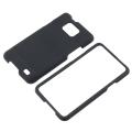Black Rubber Coated Case for Samsung Galaxy S2 Attain i777 AT&T