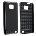 Black TPU Rubber Skin Case for Samsung Galaxy S2 Attain i777 AT&T