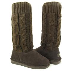 Bearpaw Women's Cresent Brown Chocolate Boots