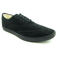 Generic Surplus Men's Black Wing-tip Sneakers