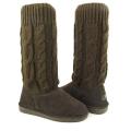 Bearpaw Women's Cresent Brown Chocolate Boots