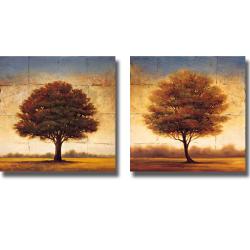 Gregory Williams 'Splendor I and II' 2-piece Canvas Art Set