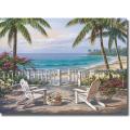 Sung Kim 'Coastal View' Canvas Art