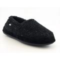 Acorn Men's Black Tex Moc Berber Slippers