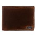Fossil Men's Brown Leather Bi-fold Wallet