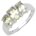 Sterling Silver Lemon Topaz Ring (1 3/5ct TGW)