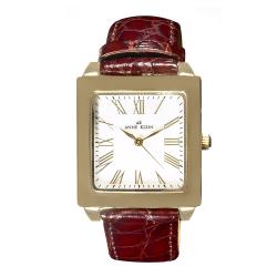 Anne Klein Women's Brown Leather Strap Watch