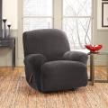 Sure Fit Stretch Velvet Links 1-Piece Recliner Slipcover