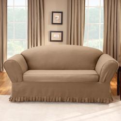 Sure Fit Colette Loveseat Slipcover in Cocoa