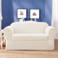 Sure Fit Twill Supreme (2 Piece) Loveseat Slipcover