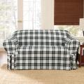 Sure Fit Soft Suede Plaid Sofa Slipcover