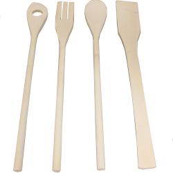 Casa Cortes Barcelona Collection 5-Piece Hand-Painted Kitchen Tool Set