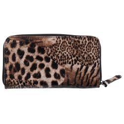 Kenneth Cole Reaction Women's Animal Print Zipper Clutch Wallet