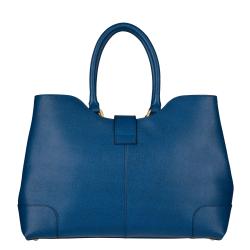 Fendi Large Chameleon Dip-Top Leather Satchel