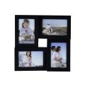 Mellanco 4-Photo Black Wedge Frame