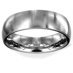 Stainless Steel Brushed Men's Wedding Band