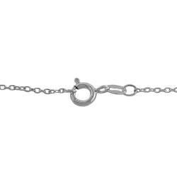 Sterling Silver Hoops and Beads Charm Bracelet