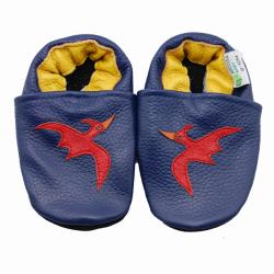 Pterodactyl Dinosaur Soft Sole Leather Baby Shoes