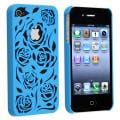Dark Blue Rose Rear Snap-on Case for Apple iPhone 4/ 4S