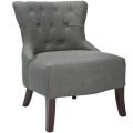 Rouen Graphite Linen Chair