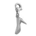 Rhodiumplated Sterling Silver High Heel Shoe Charm
