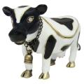 Objet d'art 'Half Pint' The Dairy Cow Trinket Box