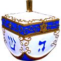 Free handy data on Tip Darts Protectors Objet d'Art 'Dreidel' Jewish Toy Top Trinket Box