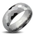 Men's Tungsten Carbide Honey Comb Multi-facet Design Ring (8mm)