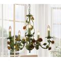 Green Leaf Candle Light Chandelier